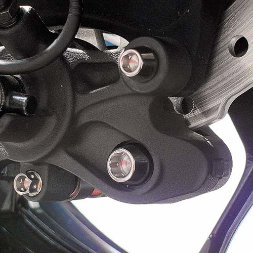 Edelstahl A4 Bremsbelag Bolzen gebohrt Honda Nissin gebohrt - Race Spec (LSSPINBP002R)