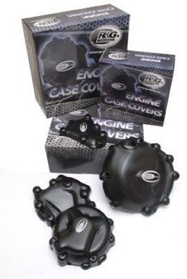 R&G Motor Seitendeckel Protektor Kit (3Stk) für Kawasaki Z750(S) ('06-)