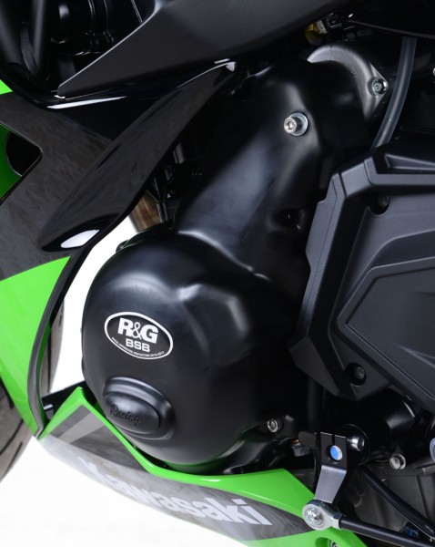 R&G Motor Seitendeckel Protektor Race Kit (2Stk) für Kawasaki Z650 '17- und Kawasaki Ninja 650 '17-