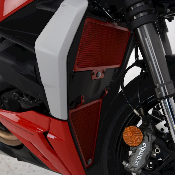 R&G Kühlerprotektoren für Ducati Streetfighter V2 '22- (2-teiliges Kit)