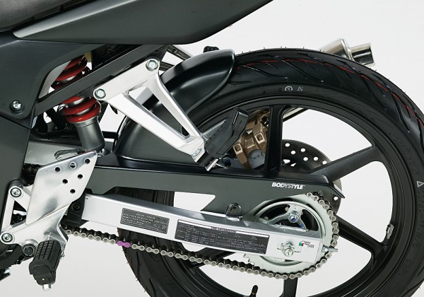 Hinterradabdeckung mit ABE - unlackiert - Honda CBR 125RR (-2010)