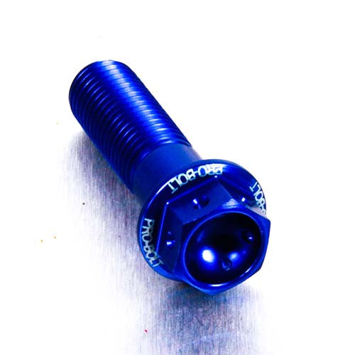 Alu Race Spec Schraube - M10x35mm (1.25mm) (LHX1035FRBE) - Farbe:blau
