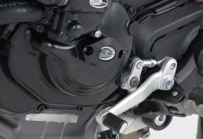 R&G Motor Seitendeckel Slider Protektor für Ducati Hypermotard / Hyperstrada 821/939 ('13-)