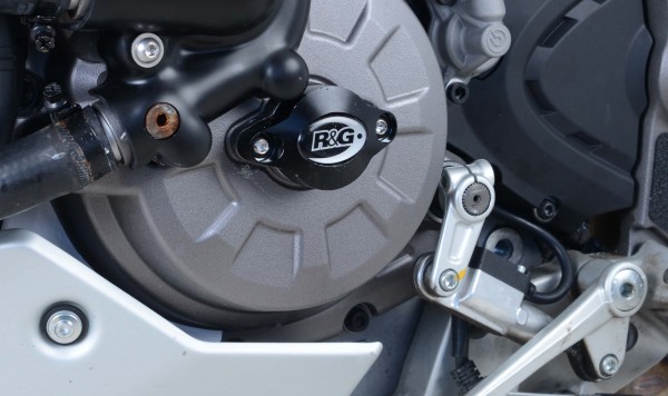 R&G Motor Seitendeckel Slider Protektor für Ducati Multistrada 1260, 1260S, 1260 D-Air und 1260 Pike