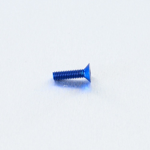 Alu Senkkopf Schraube - M4x15mm (LCS415B) - Farbe:blau