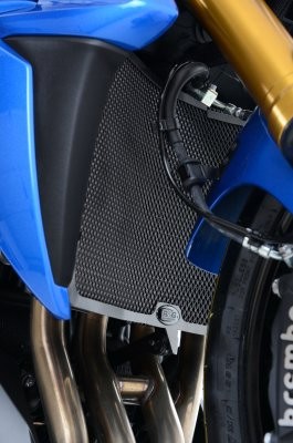 R&G Kühler Protektor Gitter TITANGRAU für die Suzuki GSX-S 1000 / FA '15- Modelle
