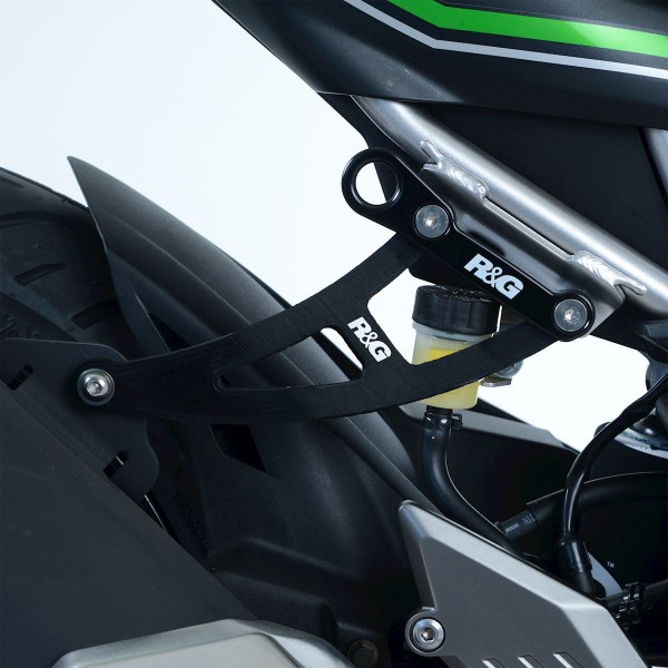 Auspuffhalter & Fussrastenabdeckung - Kit für die Kawasaki Ninja 125 '19-