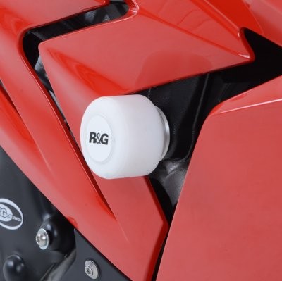 R&G Race Style Sturzpads weiß - BMW S1000RR Bj.10-15