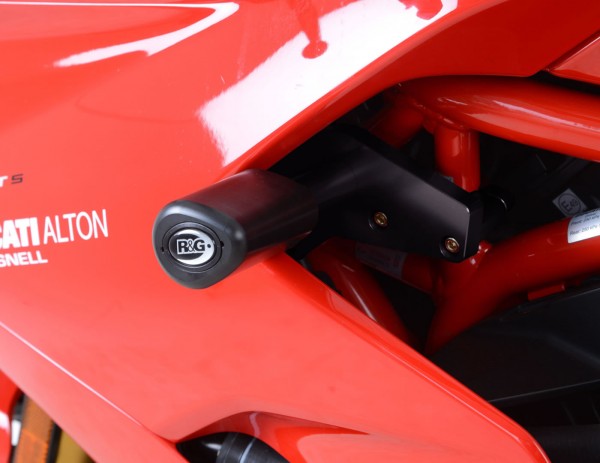 R&G Crash Protektors Sturzpads - Aero Style für Ducati Supersport und Supersport S '17- Modelle (ohn