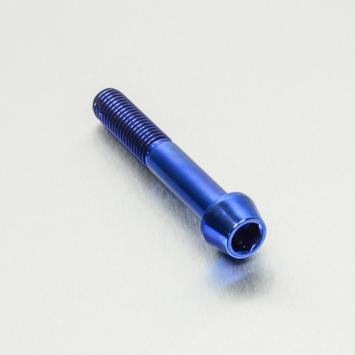 Titan Schraube konischer Kopf - M10 x 1.5mm x 65mm (TISC1065B) - Farbe:blau