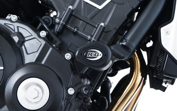 R&G Crash Protektors weiß Sturzpads - Aero Style für Honda CB1000R(+) '18-