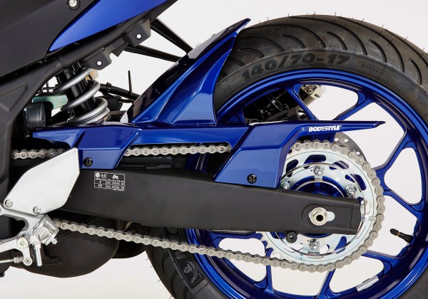 Hinterradabdeckung mit ABE - blau - Yamaha YZF-R3 (2016)