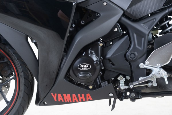 R&G Motor Seitendeckel Protektor Race Kit (2Stk) für Yamaha YZF-R25/R3 '15-, MT-25/MT-03 '16-