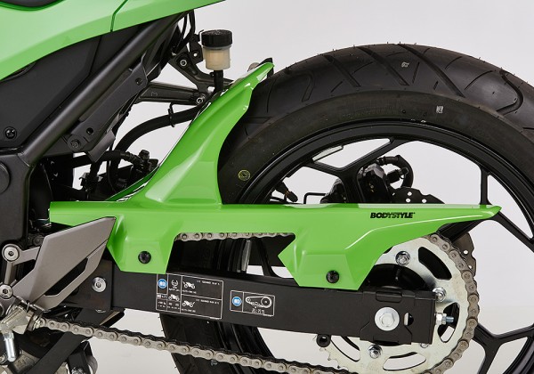 Hinterradabdeckung mit ABE - unlackiert - Kawasaki Ninja 300 ( 2013- ) / Z 300