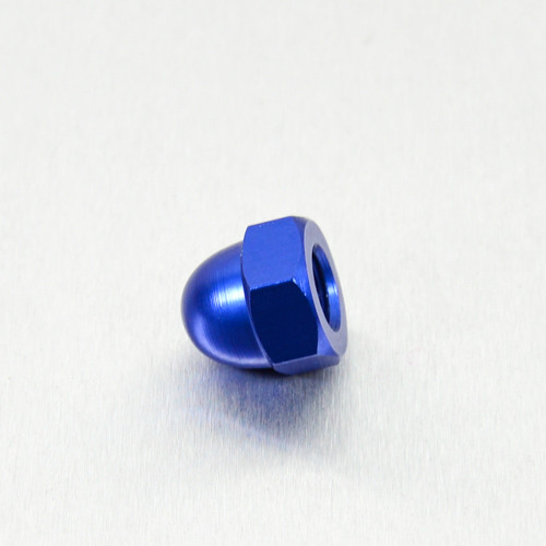 Alu Hutmutter M10x1,25mm (LDOMENUT10FB) - Farbe:blau