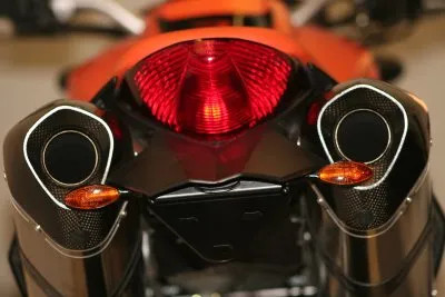 Kennzeichenhalter - KTM 990 Superduke mit LED Blinkern