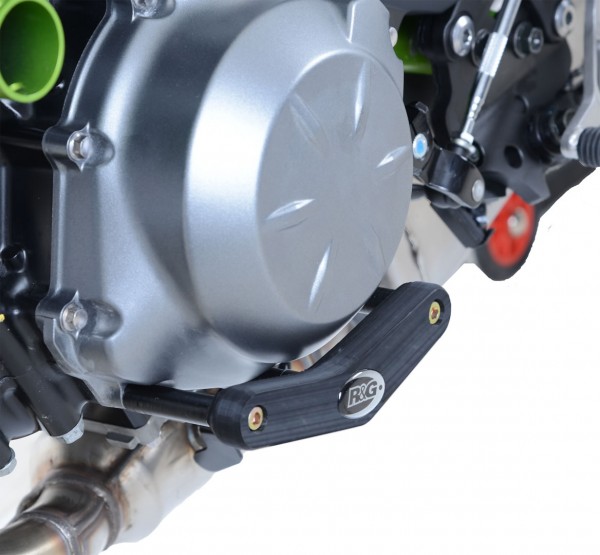 R&G Motor Seitendeckel Slider Protektor für Kawasaki Z650 '17- (Linke Seite)