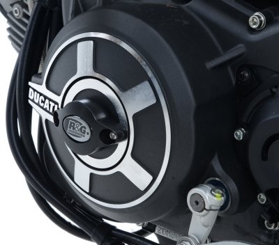 R&G Motor Seitendeckel Slider Protektor für Ducati Scrambler '15- & Scrambler 1100 '18-