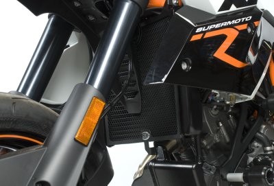 R&G Kühler Protektor Gitters für KTM 990 SMR ('12- und neuere),KTM 990 SM ('08- und neuere) und KTM