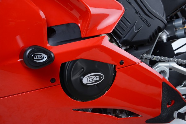R&G Motor Seitendeckel Protektor für Ducati Panigale V4, V4S und Speciale Modelle (Linke Seite)