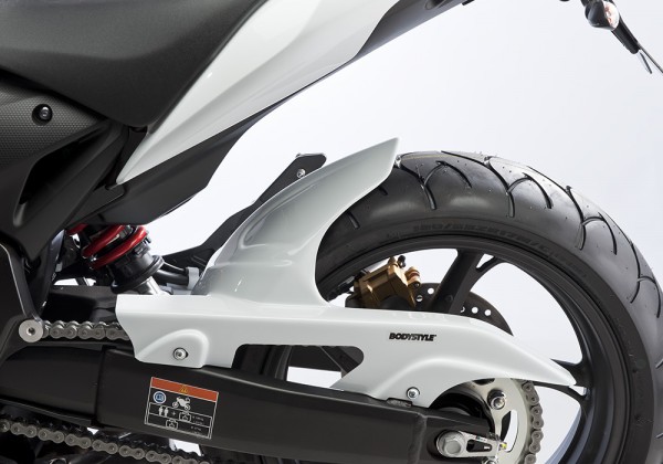Hinterradabdeckung mit ABE - weiß - Honda CBR 600 F (2011-2013)