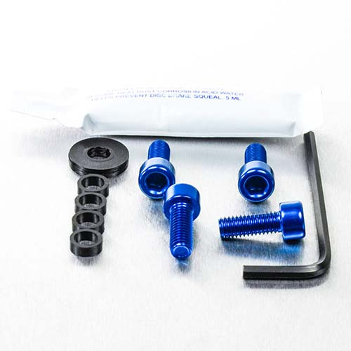 Alu Verkleidungsschrauben Kit - Suzuki GS 500 H2 '02+ (FSU041B) - Farbe:blau