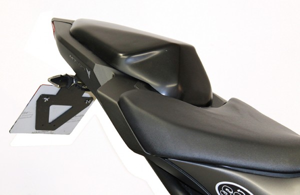 Sitzbankabdeckung GFK grau matt lackiert für Yamaha MT07