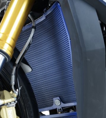 Kühlerprotektor dunkel blau - BMW S1000RR Bj bis 14, S1000R bis Bj.14, HP4