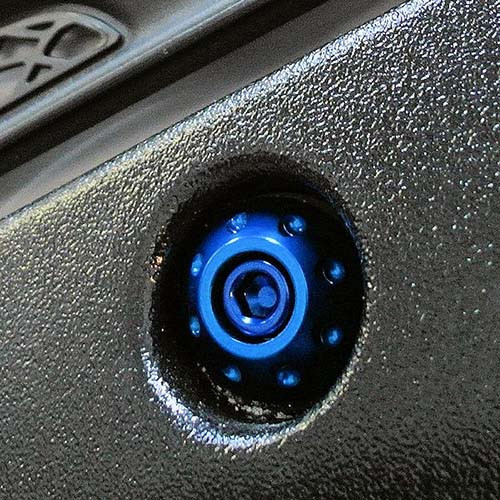 Alu konische Scheibe 25mm Außendurchmesser für LPB6 (LWAPB625B) - Farbe:blau