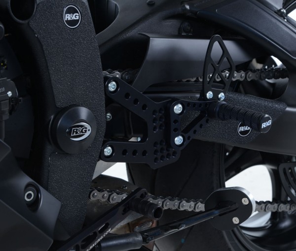 R&G Eazi-Grip™ Stiefel Schutz Pads für Yamaha YZF-R6 '17 - schwarz
