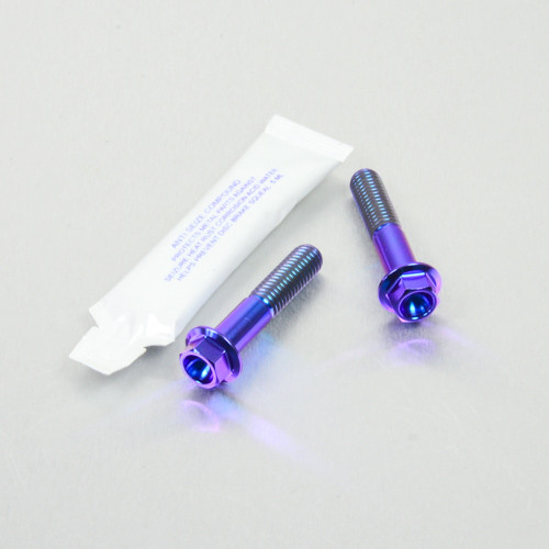 Titan Stummellenker Klemm Schrauben Set (TICLIPBAR60) (TICLIPBAR60P) - Farbe:purple