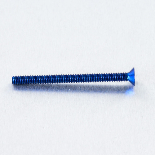Alu Senkkopf Schraube - M4x50mm (LCS450B) - Farbe:blau