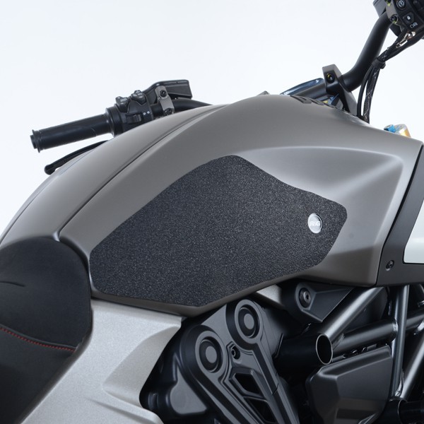 R&G Tank Traction Pads transparent/ WEISS für Ducati Diavel 1260S '19-