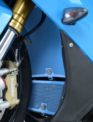 Ölkühlerprotektor blau - BMW S 1000 RR / XR
